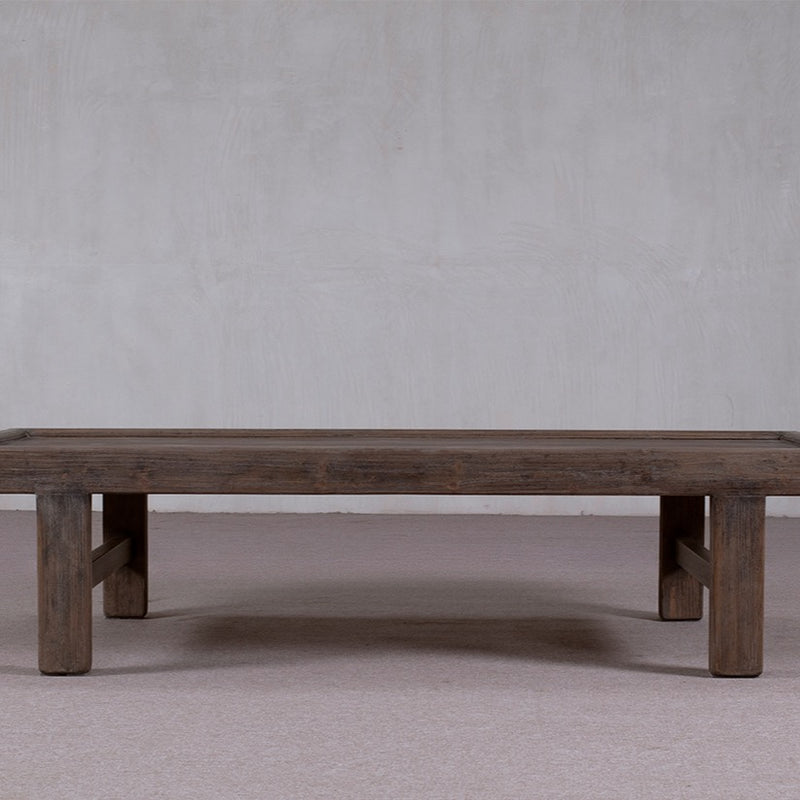 Reclaimed Fir Pine Coffee Table DARK BROWN