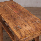 Hall Table in Natural Brown