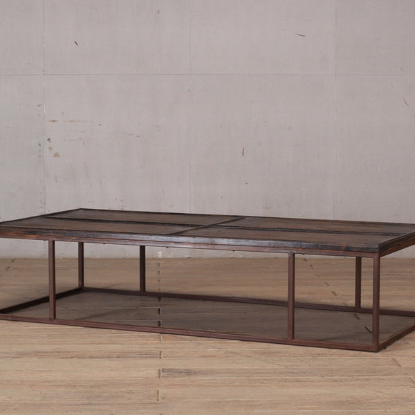 Reclaimed Pine & Iron Coffee Table