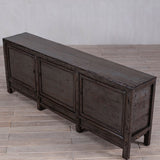 High Gloss Olive Cabinet with three doors.