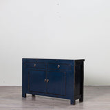 High Gloss Blue Cabinet 1340 x 400 x 870H - Brown & Home