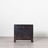 Antique Black Cabinet w Drawers 910 x 400 x 850H