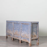 Matt Blue Original Antique Sideboard 2260 x 450 x 1010H
