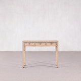 Natural Hall Table with three drawers