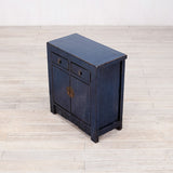 Ink blue gloss cabinet 