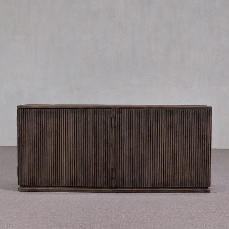 Fir Sideboard DARK BROWN 