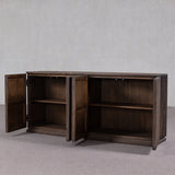 Fir Sideboard DARK BROWN 