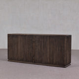 Fir Sideboard DARK BROWN 