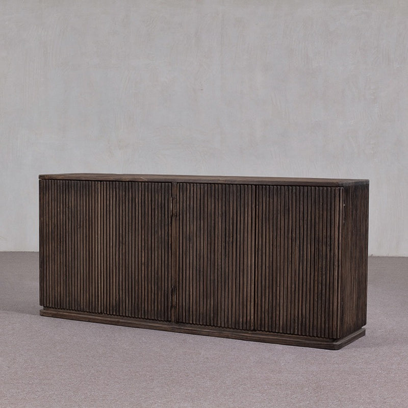 Fir Sideboard DARK BROWN 