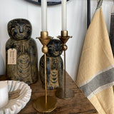 Flower gold candle stick