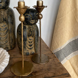 Gold  Flower Candle Stick