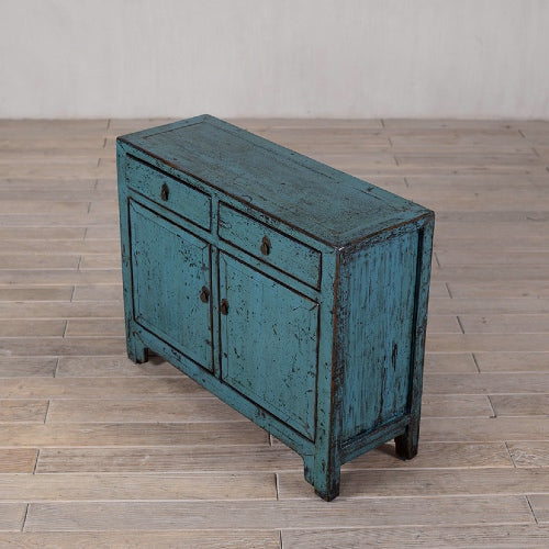 High Gloss Bright Blue Cabinet