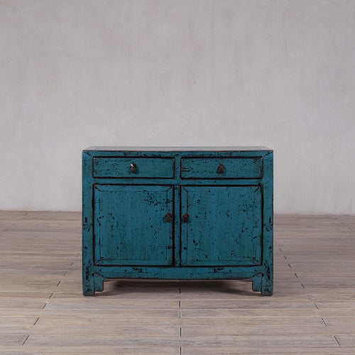 High Gloss Bright Blue Cabinet