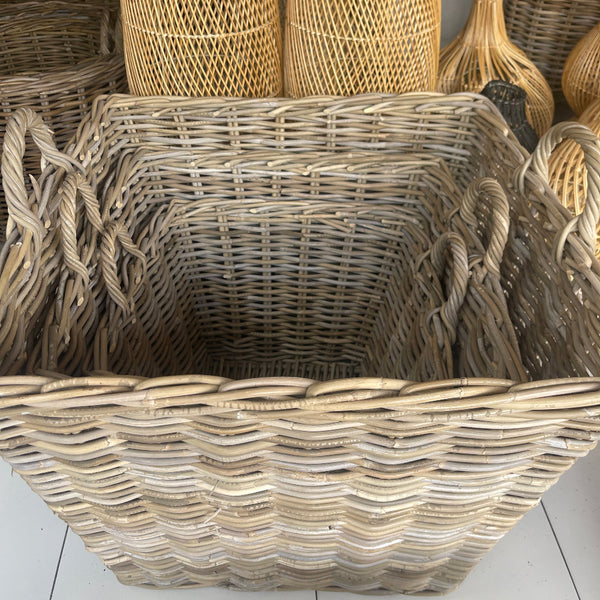 Rattan Wood Basket