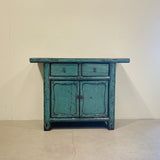High Gloss Teal Cabinet
