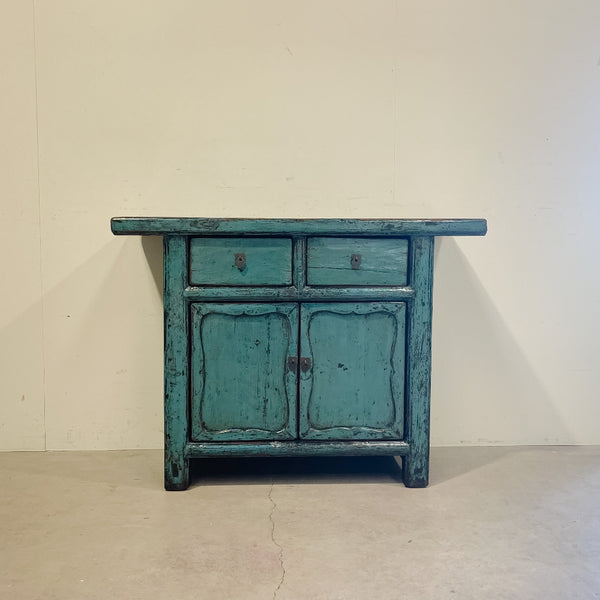 High Gloss Teal Cabinet