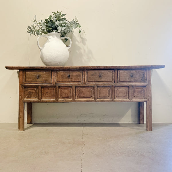 Antique Hall Table with Drawers