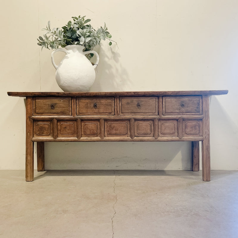 Antique Hall Table with Drawers