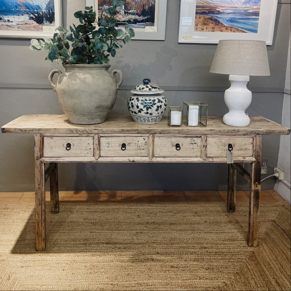 Four Drawer Hall Table 1918 x 450 x 830H