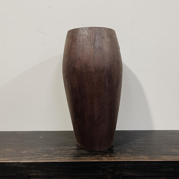 Large Teak Drum