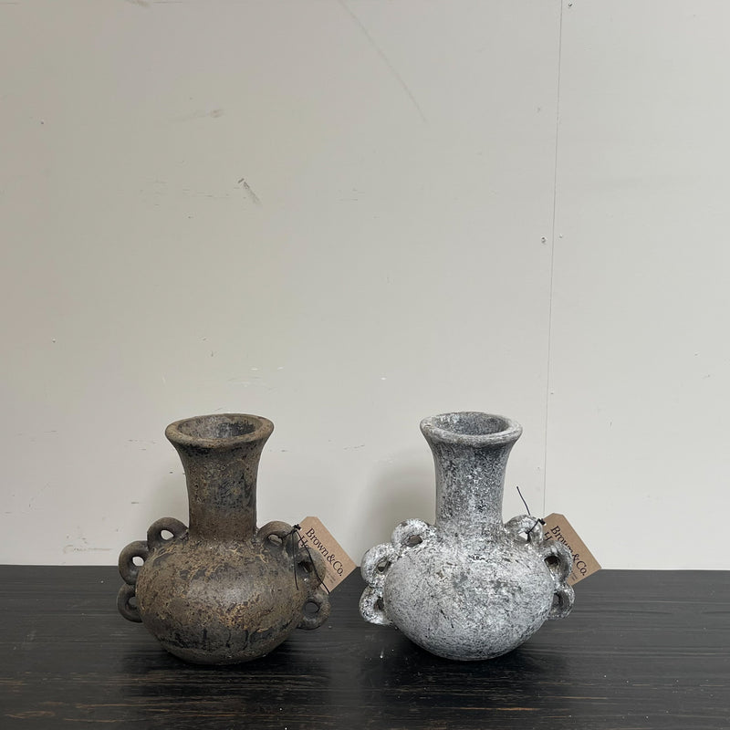 25417 Small Pot w Loops 230 x 230 x 250H