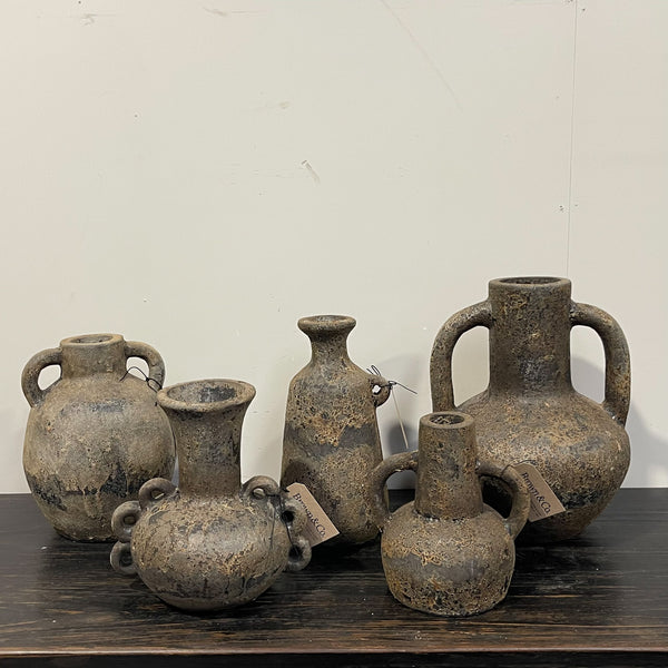 25417 Small Pot w Loops 230 x 230 x 250H
