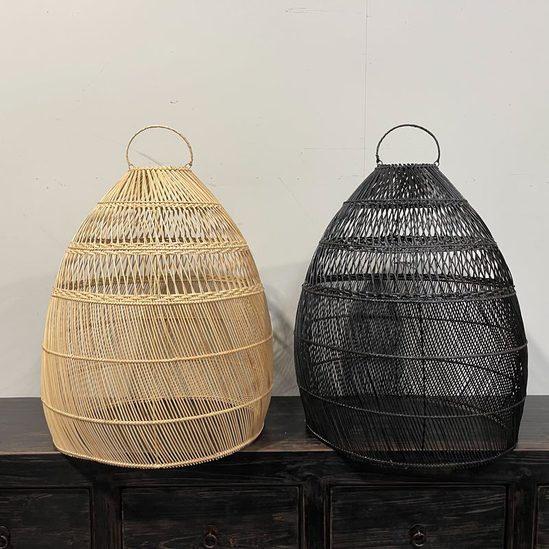 24260 Hand-woven Split Rattan Pendant  600 x 600 x 700