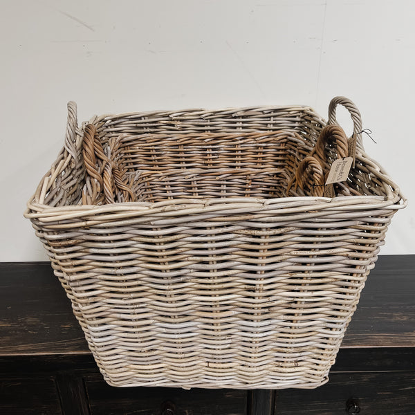 25467 Rattan Woven Basket SQUARE