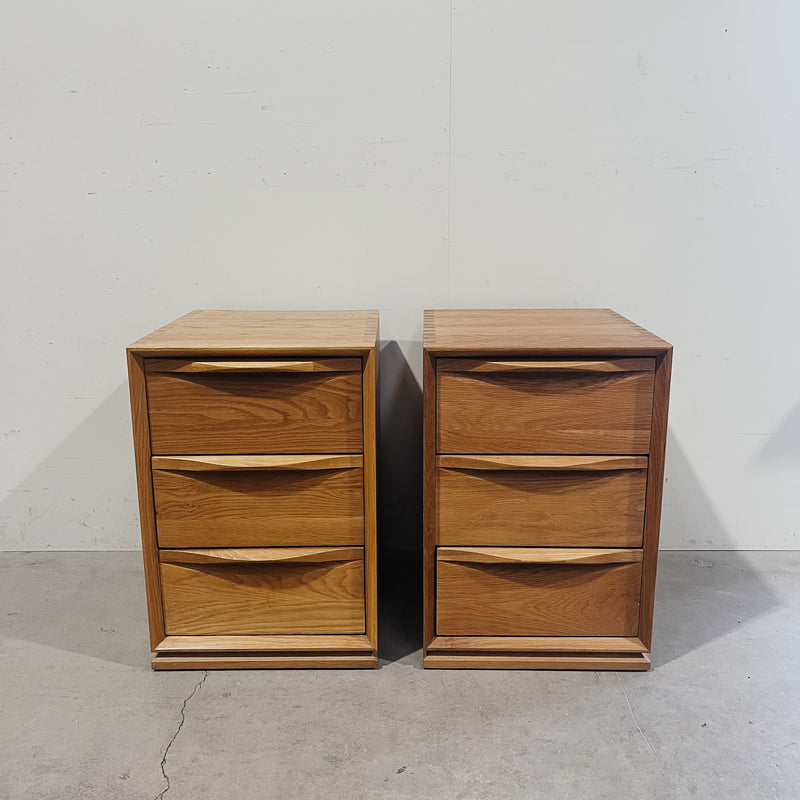 25233 Oak Side Table / Bedside 380 x 450 x 550H