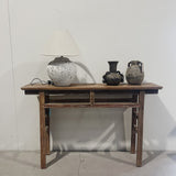 25276 Reclaimed Elm Side Table 1400 x 290 x 860H