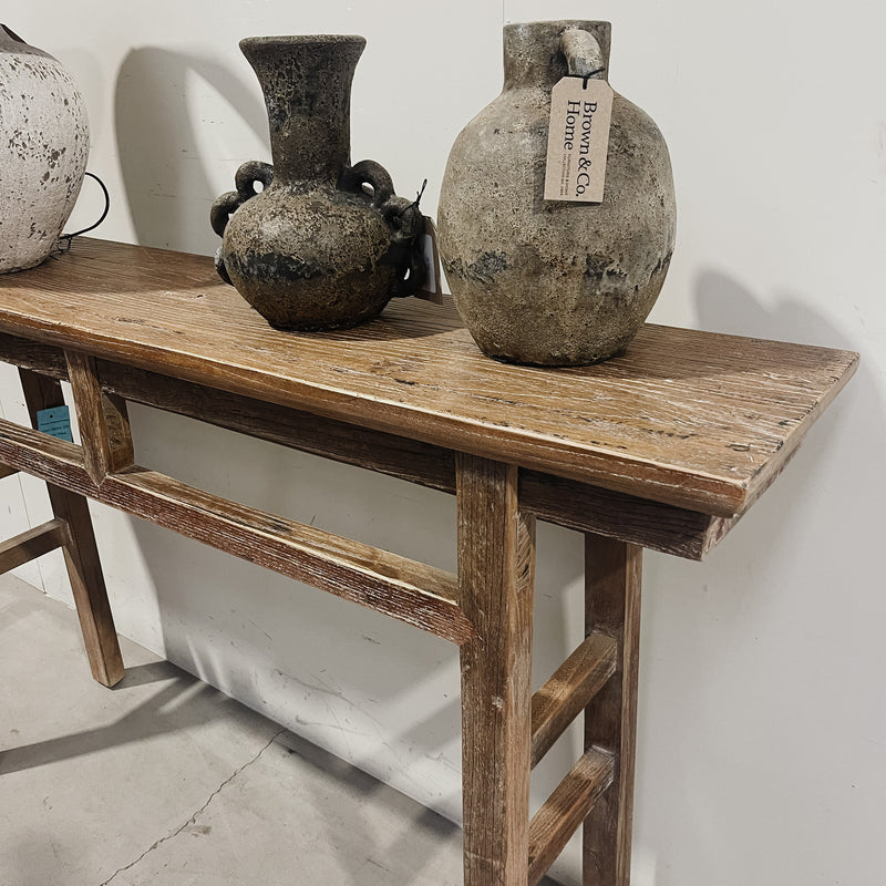 25276 Reclaimed Elm Side Table 1400 x 290 x 860H