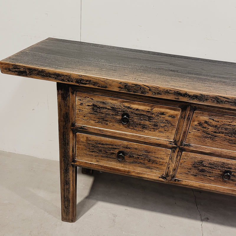 25250 Elm Hall Table with Drawers 1790 x 440 x 830 H