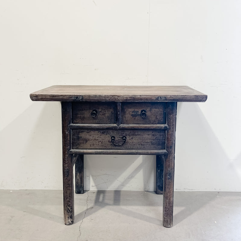 25256 Antique Elm Table 960 x 440 x 830 H