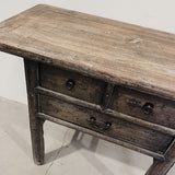 25256 Antique Elm Table 960 x 440 x 830 H