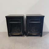 25209 Painted Bedside Tables 450 x 350 x 600H - GREY or BLACK