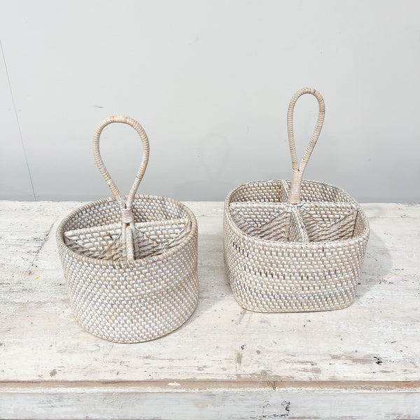 Rattan Cutlery Basket