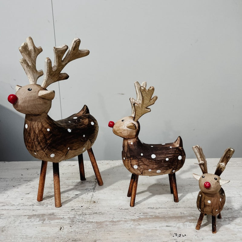 Wooden Reindeer 