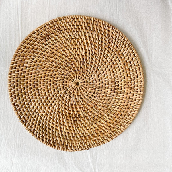 Rattan Placemat TAN 300mm