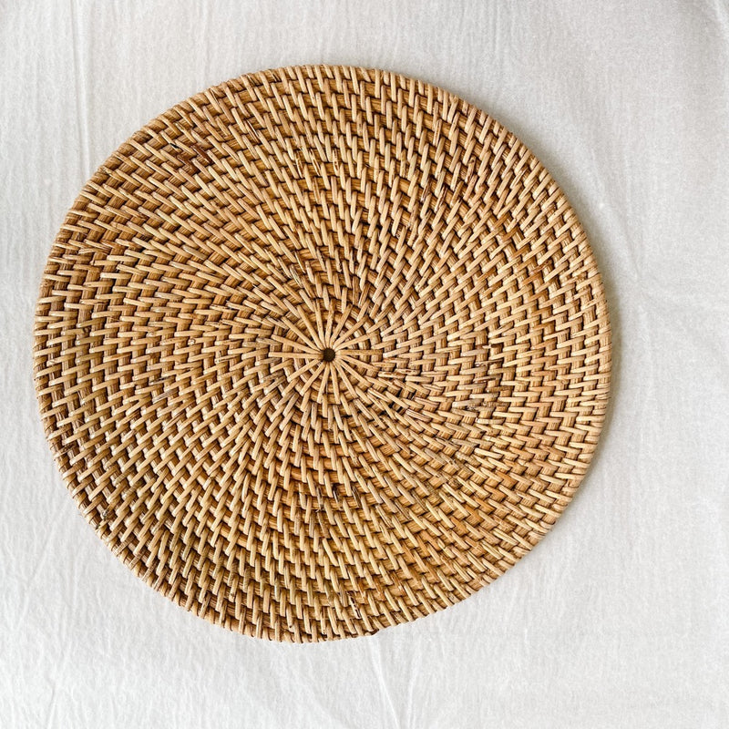 Rattan Placemat TAN 300mm