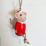 Wooden Mouse Hanging