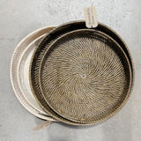 Rattan Round Tray MEDIUM & LARGE 