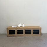 Reclaimed Natural Pine Low Sideboard - Brown & Home