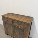Antique Fir Cabinet c.1930 - Brown & Home