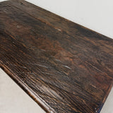 Reclaimed Pine & Iron Coffee Table - Brown & Home