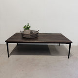 Reclaimed Pine & Iron Coffee Table - Brown & Home