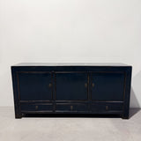 High Gloss Blue Cabinet - Brown & Home