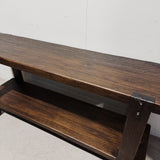 Walnut hall table