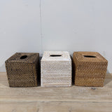 Rattan Tissue Box