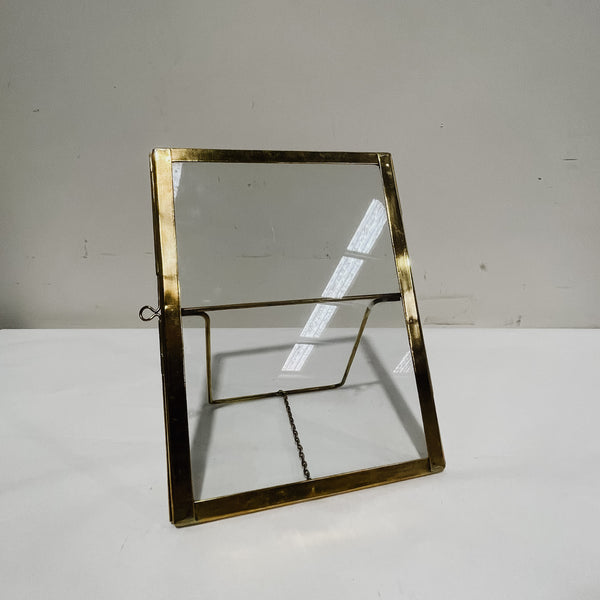 Glass & Brass Photoframe 160 x 200H