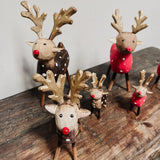 Wooden Reindeer Standing